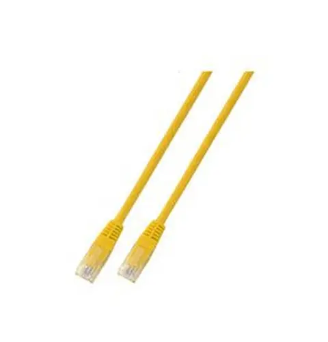 EFB Elektronik RJ45 U/UTP Cat.5e networking cable Yellow 5 m Cat5e U/UTP (UTP)