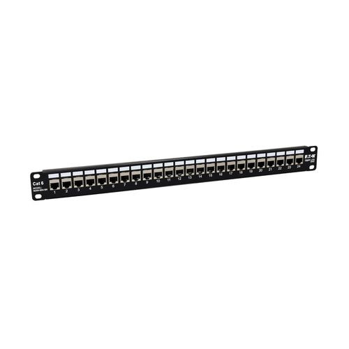PORT 1U CAT6/CAT5 PATCH 24-