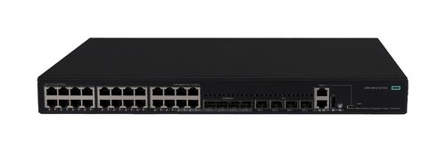 Aruba NW CW 24G PoE+ 4F 4P 5-Stock Switch