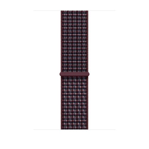 46MM BURGUNDY PLAID SPORT LOOP