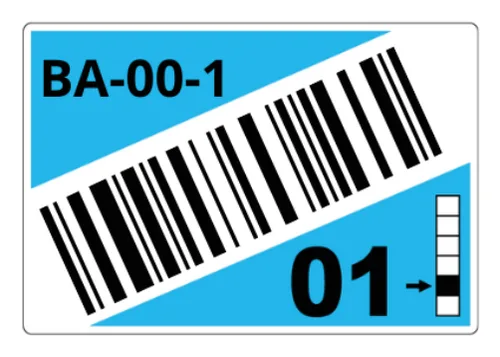 Pre-Cut Labels 90 x 110 mm for Racks and Pallets