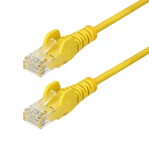 M Yellow Slim CAT6 Ethernet Cable 10