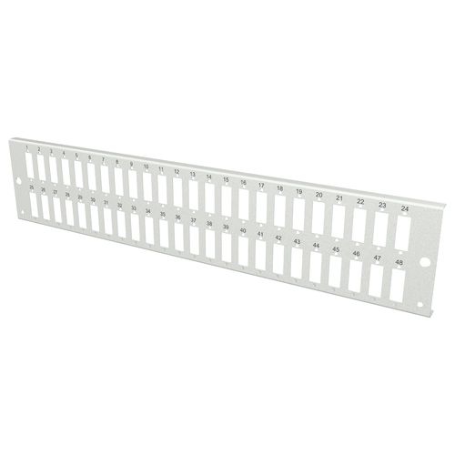2U 48 SC Duplex Fiber Optic Front Plate