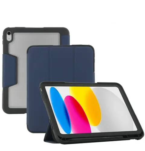 Mobilis 062009 tablet case 27.9 cm (11") Flip case Blue