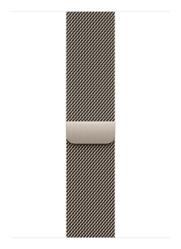 Apple 46mm Natural Milanese Loop - S/M