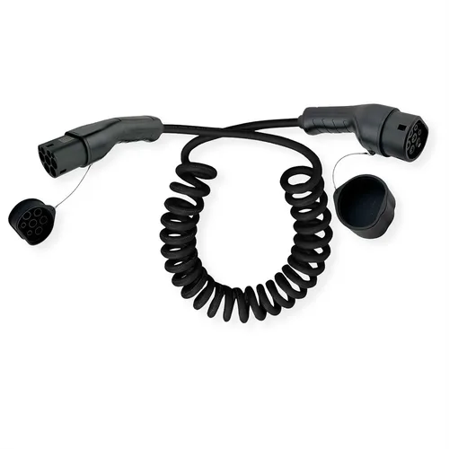 EV Charging Cable - Spiral, Type 2, 1-Phase