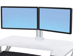 WorkFit Dual Monitor Kit - White