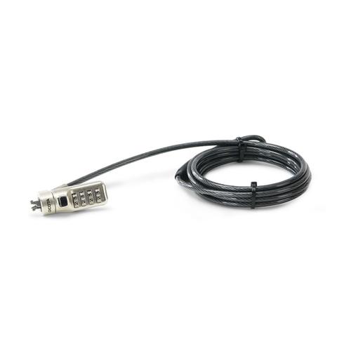 Dicota Security Cable N-Lock Combi./Res. 2.5x6mm Slot.Single