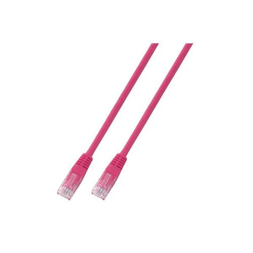 EFB Elektronik 5m Cat6 Patch networking cable Magenta U/UTP (UTP)