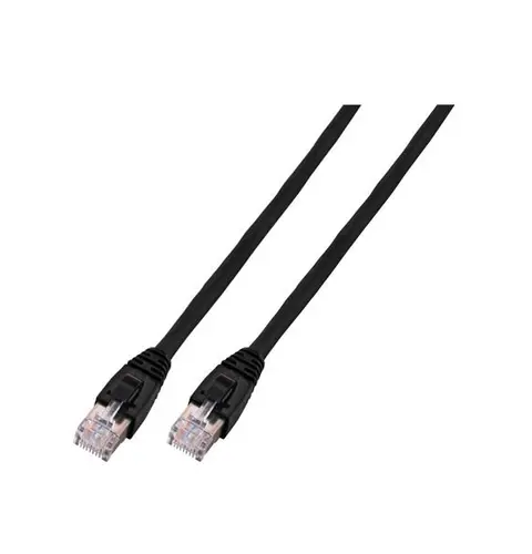 EFB RJ45 Patchkabel Cat.6 U/UTP LSZH CCA Black 1m