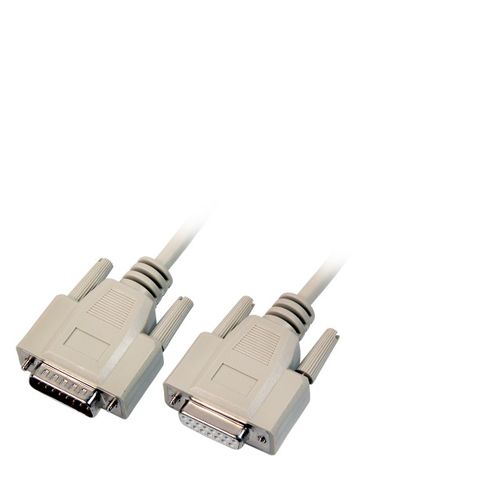 EFB Elektronik K5129.5 serial cable Beige 5 m D-Sub 15