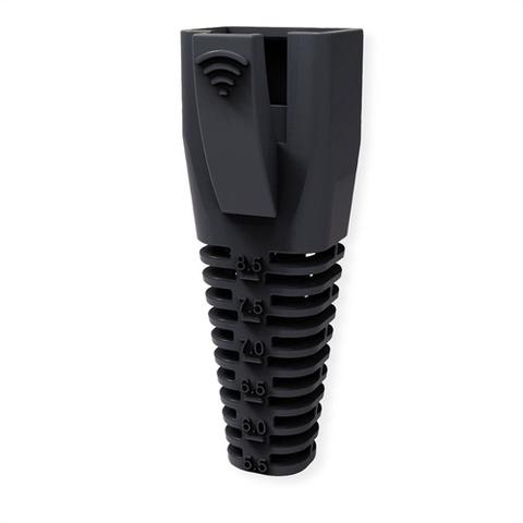 ROLINE Knickschutztlle Fr RJ-45, 10 Stck, Black