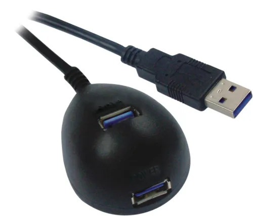EFB Elektronik EB458V2 cable gender changer USB Type-A 2x USB Type-A Black