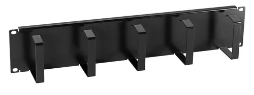 Inch 2U Cable Management Panel With 5 Loops 19-