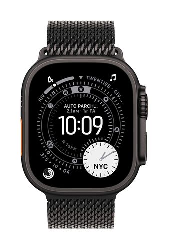 Apple 49mm Black Titanium Milanese Loop - Small