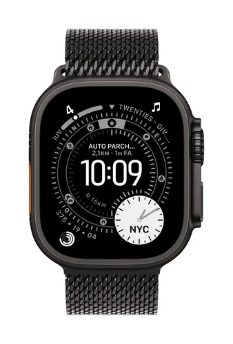Apple 49mm Black Titanium Milanese Loop - Small