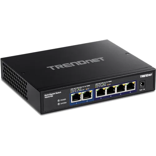 TRENDnet TEG-S762 6-Port 10G Switch, Black
