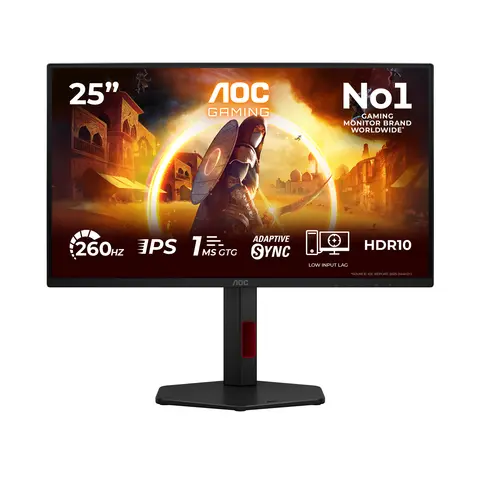 AOC G4 25G4ZR computer monitor 62.2 cm (24.5") 1920 x 1080 pixels Black, Red