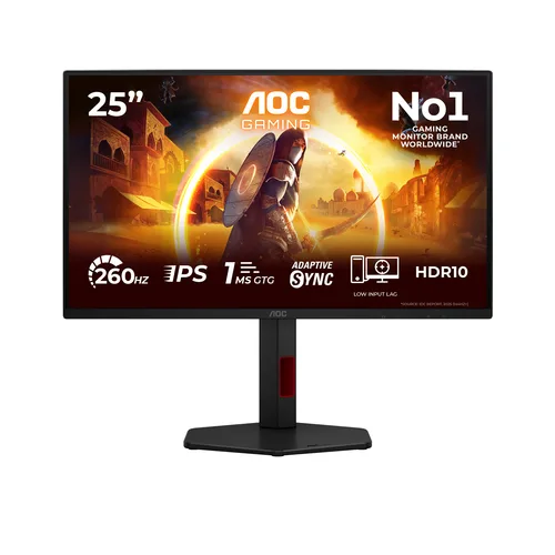 AOC G4 25G4ZR computer monitor 62.2 cm (24.5") 1920 x 1080 pixels Black, Red