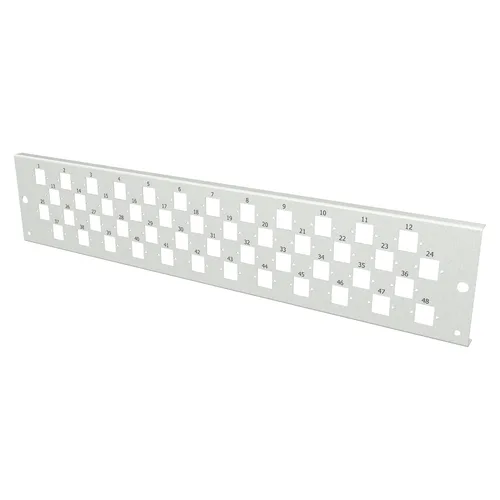 2U 48XE2000 Duplex Front Plate