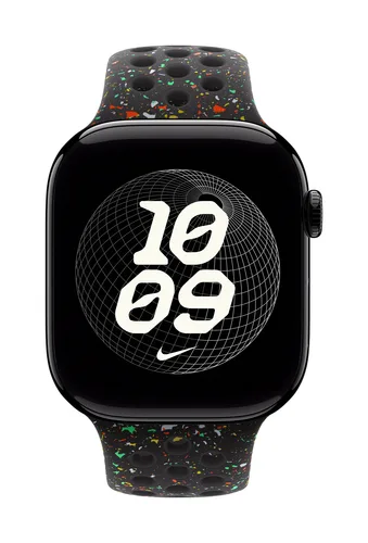 Apple Watch 46mm Midnight Black Nike Sport Band