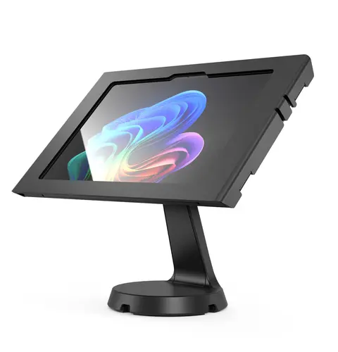 Compulocks Surface Pro Copilot+ PC 12", Apex Enclosure Mast Counter Stand - Black