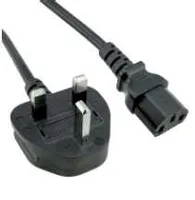 IEC to UK Power Cord - 1.8m