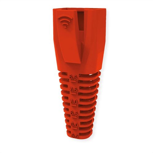 ROLINE Knickschutztlle Fr RJ-45, 10 Stck, Rot
