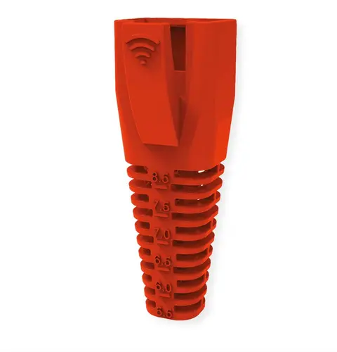 ROLINE Knickschutztlle Fr RJ-45, 10 Stck, Rot