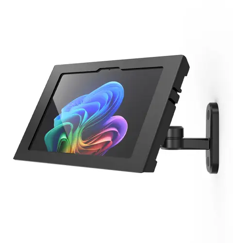 Compulocks Surface Pro Copilot+ PC 12", Apex Enclosure Swing Wall Mount - Black