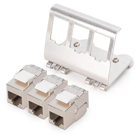 DIN-RAIL ADAPTER 3PORT +3X KEYM