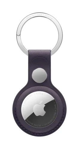 Apple AirTag FineWoven Key Ring - Midnight Purple
