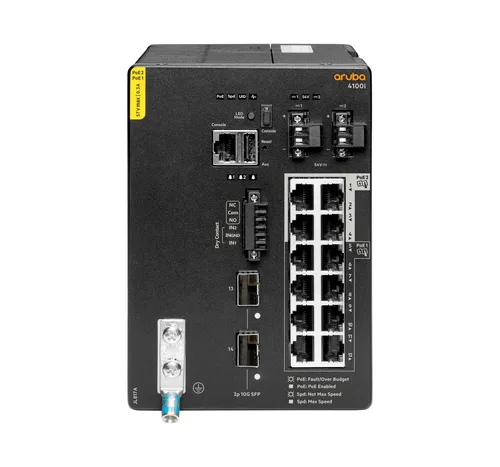 Aruba 4100i 12G CL4/6 PoE 2SFP+ Switch