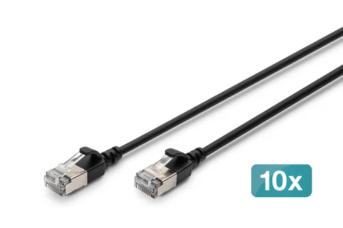 CAT 6A f-ftp SLIM 2M 10X blk
