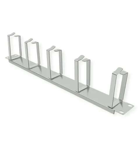 U 19-Inch Rack Cable Management Guide With 5 Eyelets 1