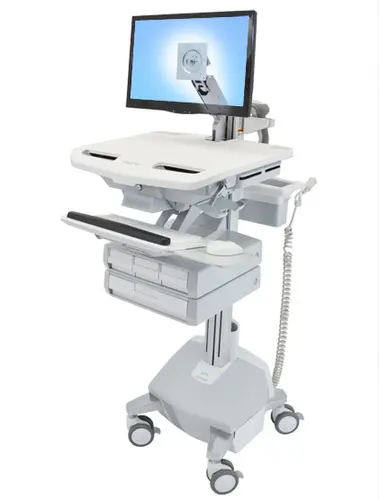 ERGOTRON StyleView Wagen Mit LCD-Arm LiFe-Antrieb 4 Schublade EU SAU-EU