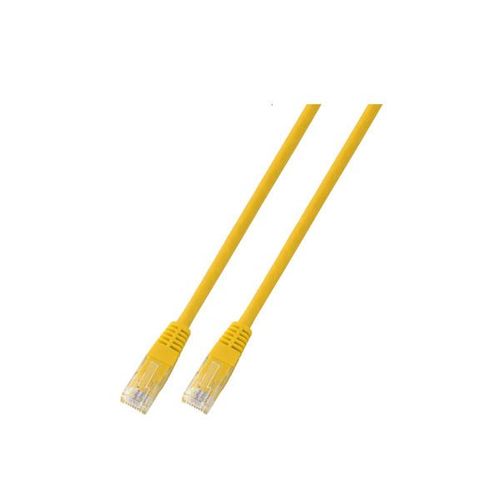 EFB Elektronik 10m Cat6 Patch networking cable Yellow U/UTP (UTP)