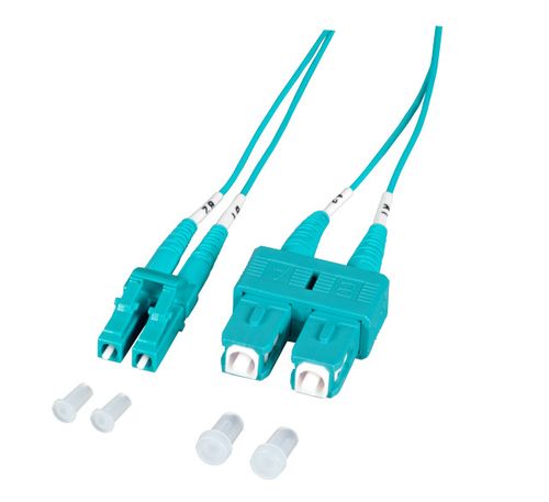 EFB Elektronik O0314.2-1.2 InfiniBand/fibre optic cable 2 m 2x SC 2x LC Aqua colour
