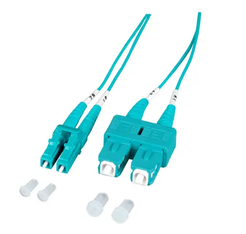 EFB Elektronik O0314.2-1.2 InfiniBand/fibre optic cable 2 m 2x SC 2x LC Aqua colour