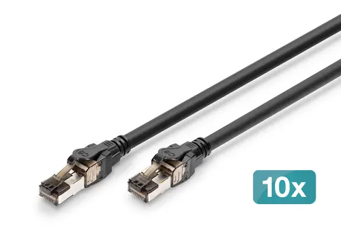 CAT 8.1 S-FTP 5M 10X BLACK