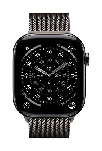 Apple 46mm Slate Milanese Loop - S/M