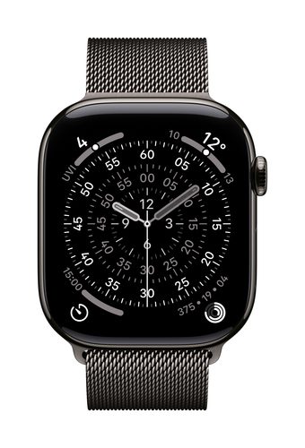 Apple 46mm Slate Milanese Loop - S/M