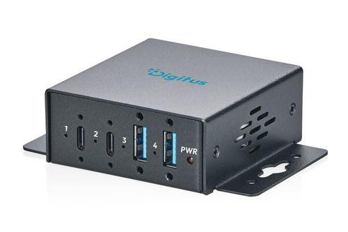4-PORT COMP INDUST HUB USB-A/C