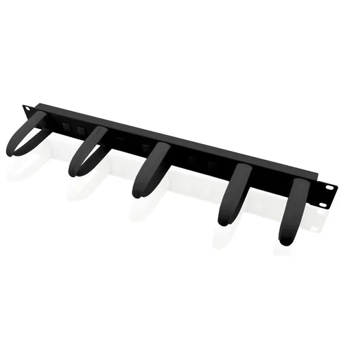 U 19-Inch Rack Cable Management Guide With 5 Eyelets 1
