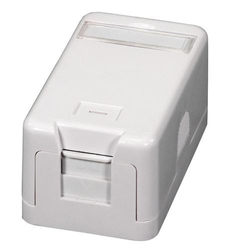 EFB Keystone Verteilerbox Aufputz, 1-Port, Staubschutz Selbstschlieend