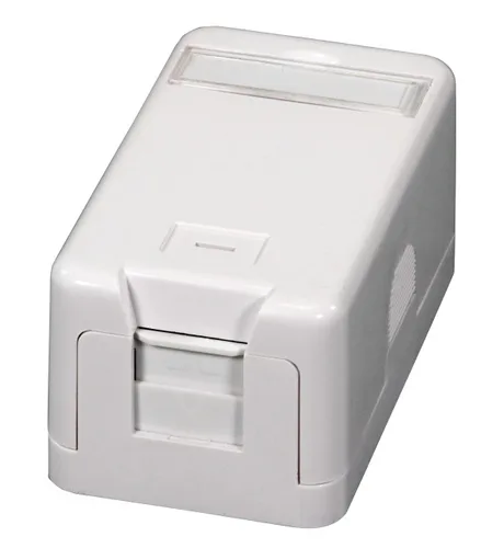 EFB Keystone Verteilerbox Aufputz, 1-Port, Staubschutz Selbstschlieend