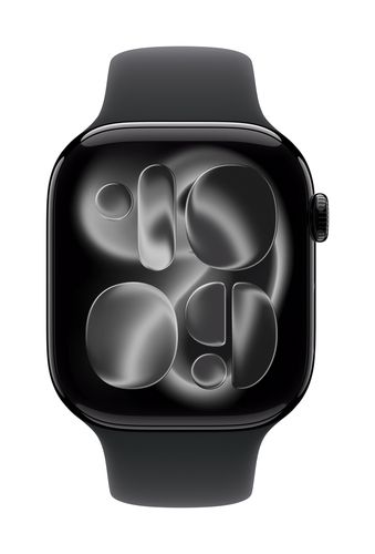 Apple 46mm Black Sport Band - S/M