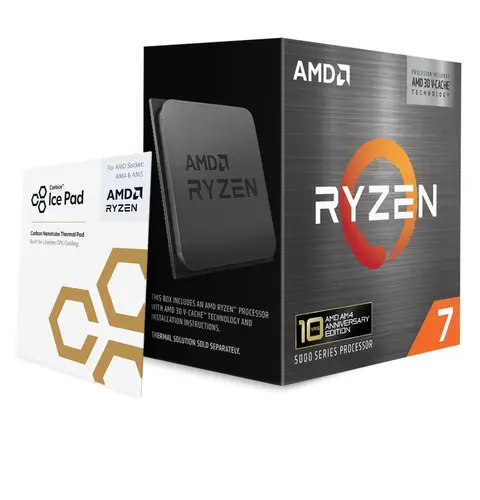 AMD Ryzen 7 5800X3D processor 3.4 GHz 96 MB L3 Box