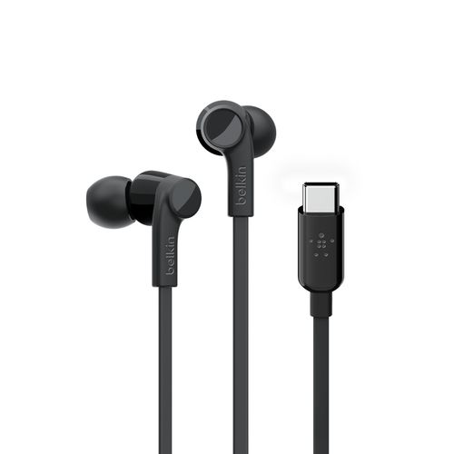 Belkin Rockstar USB-C In-Ear Headphones - Black