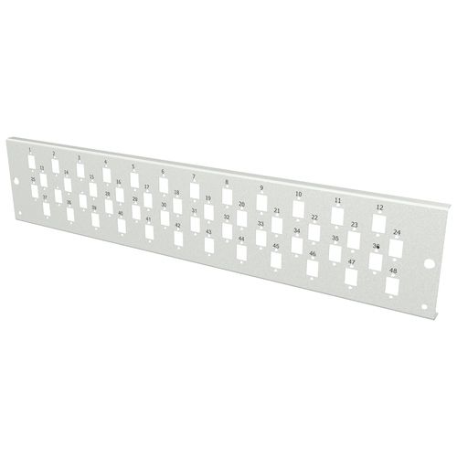 2U 48 SC Simplex Front Plate